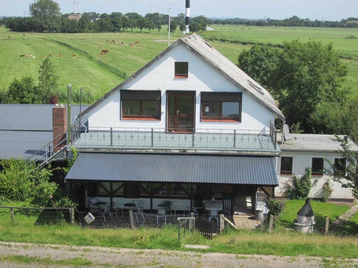 Pension Werner Nagel Wewelsfleth Esterno foto
